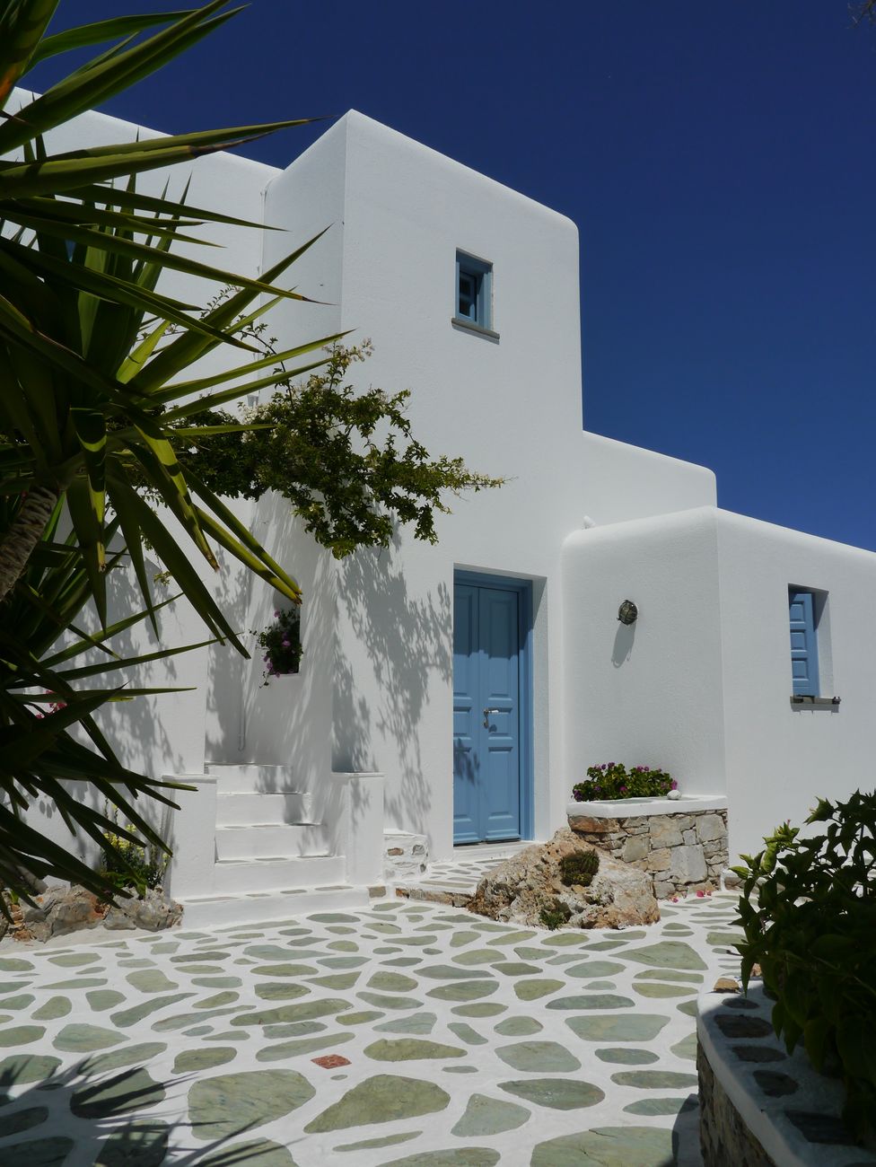 Mediterranean architectural house